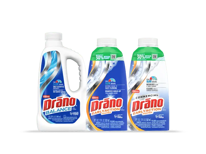 For Slow Drains & Odors