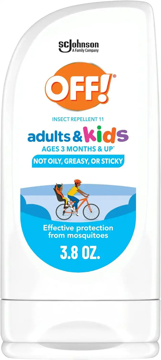OFF! Adults & Kids Insect & Mosquito Repellent Lotion, 3.8 oz