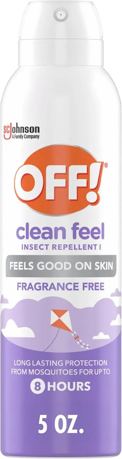 OFF! Clean Feel Picaridin Insect & Mosquito Repellent Bug Spray, 5 oz