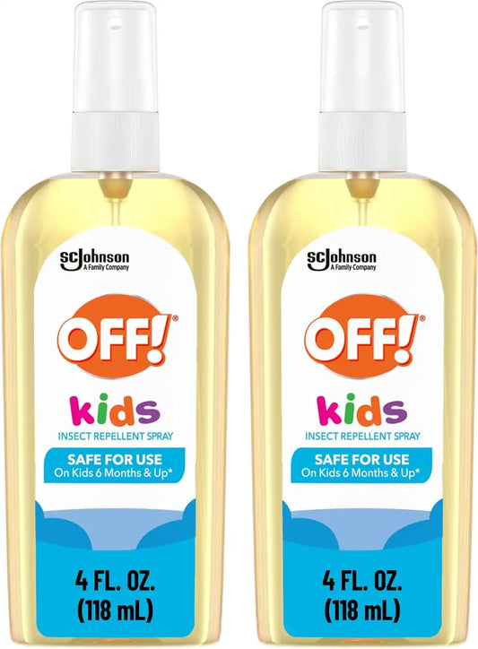 OFF! Kids Mosquito & Tick Repellent Spray, Botanically Inspired, Safe for Use On Kids, 4 oz (Pack of 2)