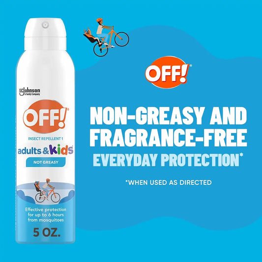 OFF! Adults & Kids Insect & Mosquito Repellent Bug Spray, 5 oz